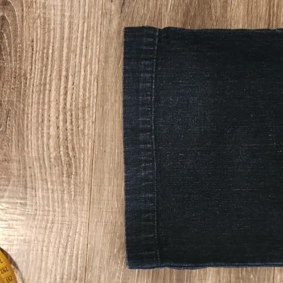 Calvin Klein Dark Denim Straight Leg Jeans - Picture 8 of 10